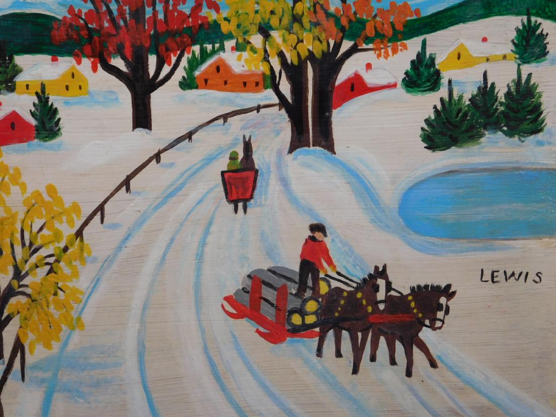 Maud Lewis: Winter Sleighs (1 of 7)