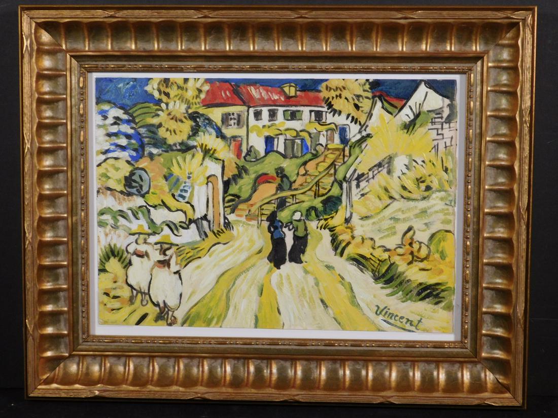 Vincent van Gogh: Village Scene (1 of 3)