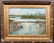 River Scene Antique Oil Painting