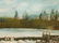 River Scene Antique Oil Painting - 4