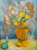 Expressionist Floral Still Life with Fruit - 2