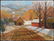 Ronald Seager: Double Sided Plein Air Farm Painting