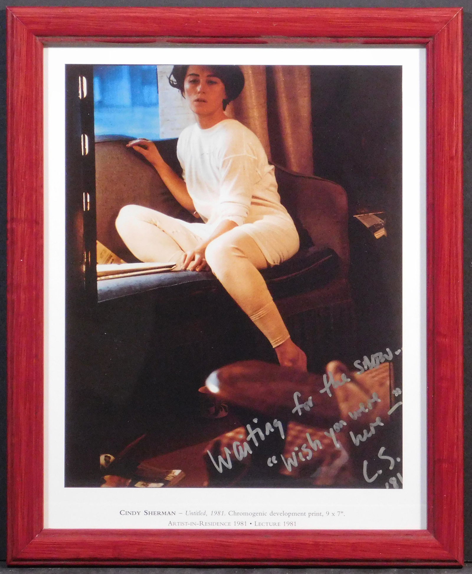 Cindy Sherman: Untitled (Waiting for the snow. Wishing (1 of 3)