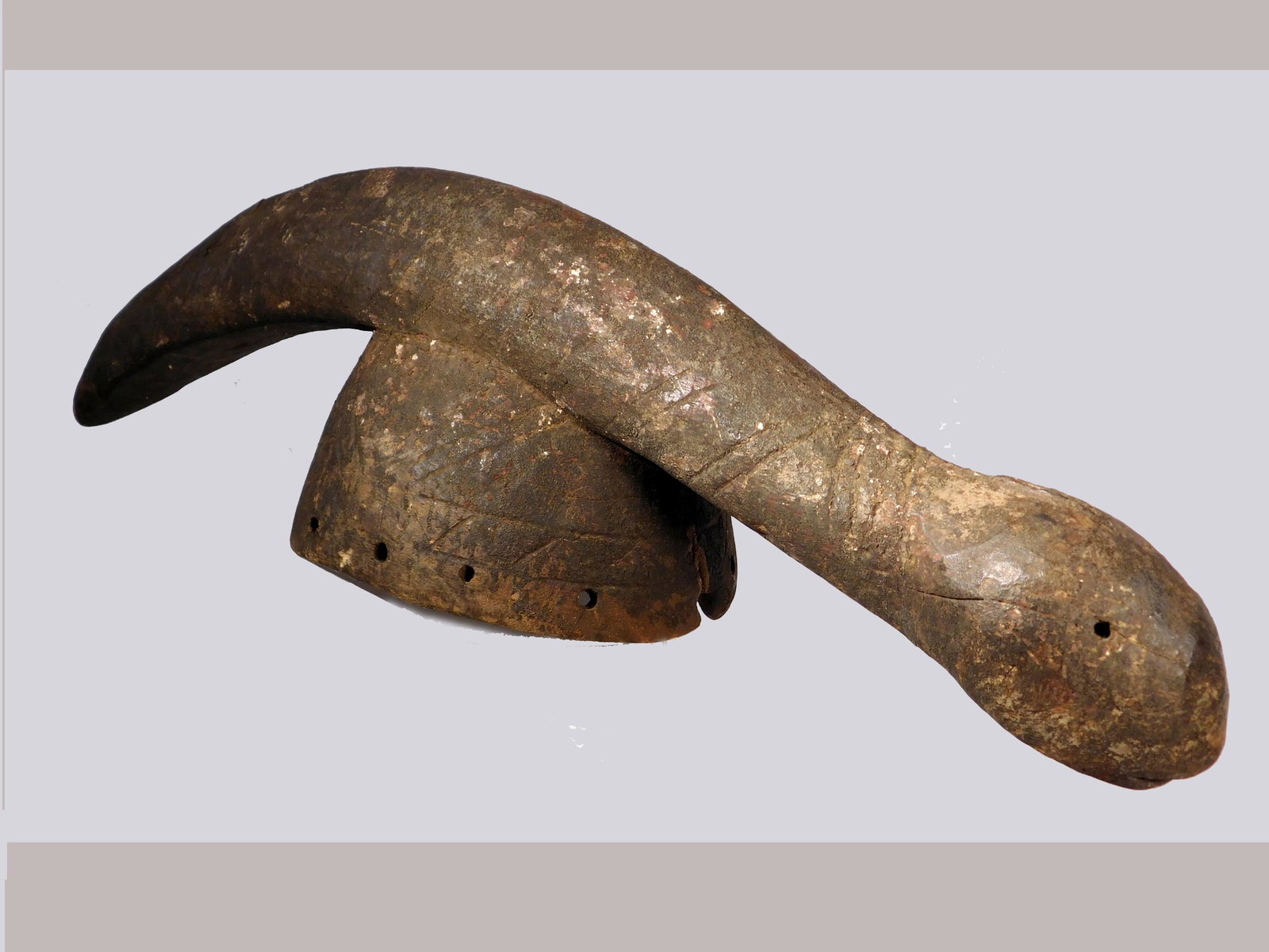 Helmet Mask w/Snake, Mossi, Burkina Faso (1 of 13)