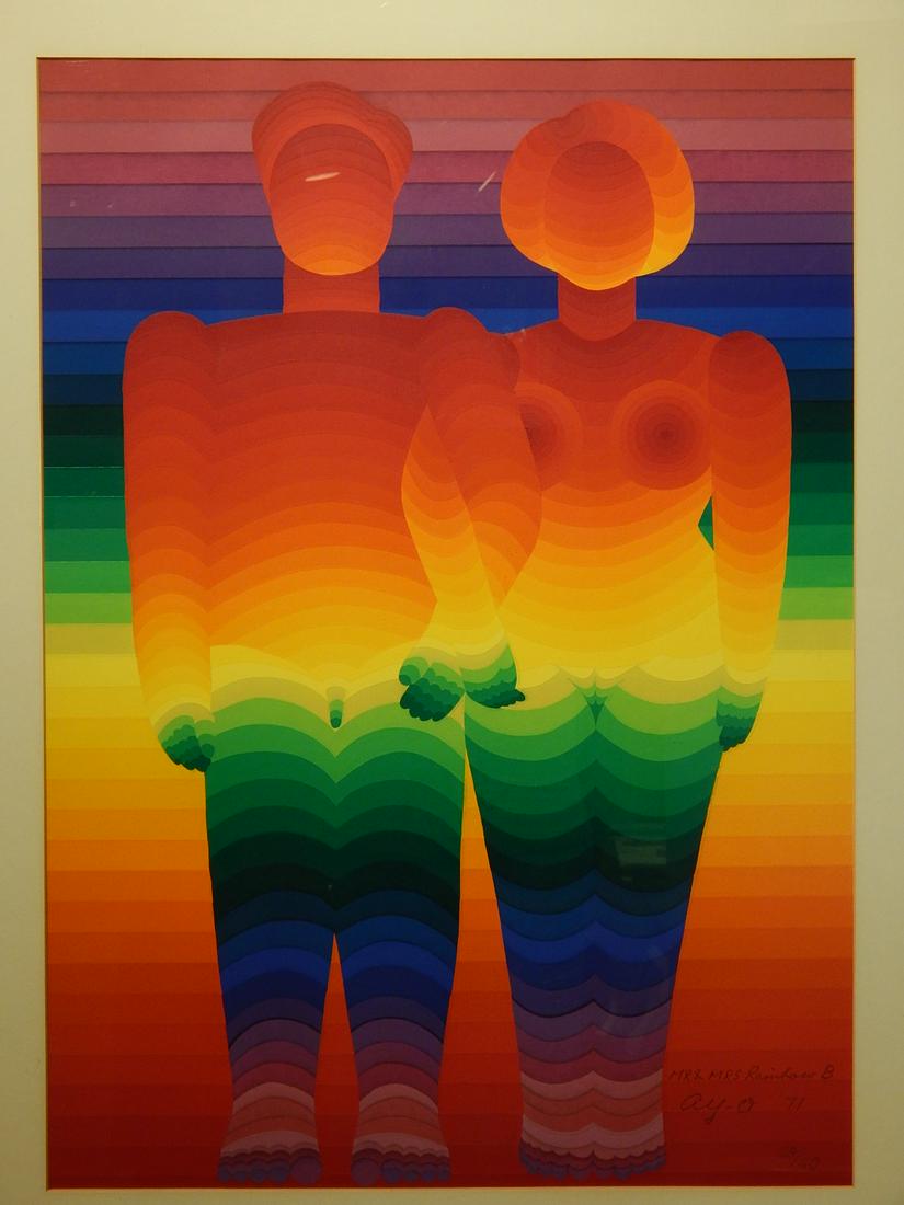 Ay-O: Mr. & Mrs. Rainbow B, Silk Screen Print, 1971 (1 of 7)