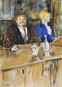 Henri de Toulouse-Lautrec Attr.: Bar Scene (1 of 8)