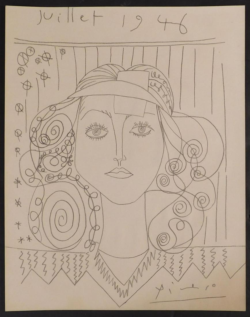 Pablo Picasso, Manner of: Francoise Gilot au Bandeau (1 of 2)