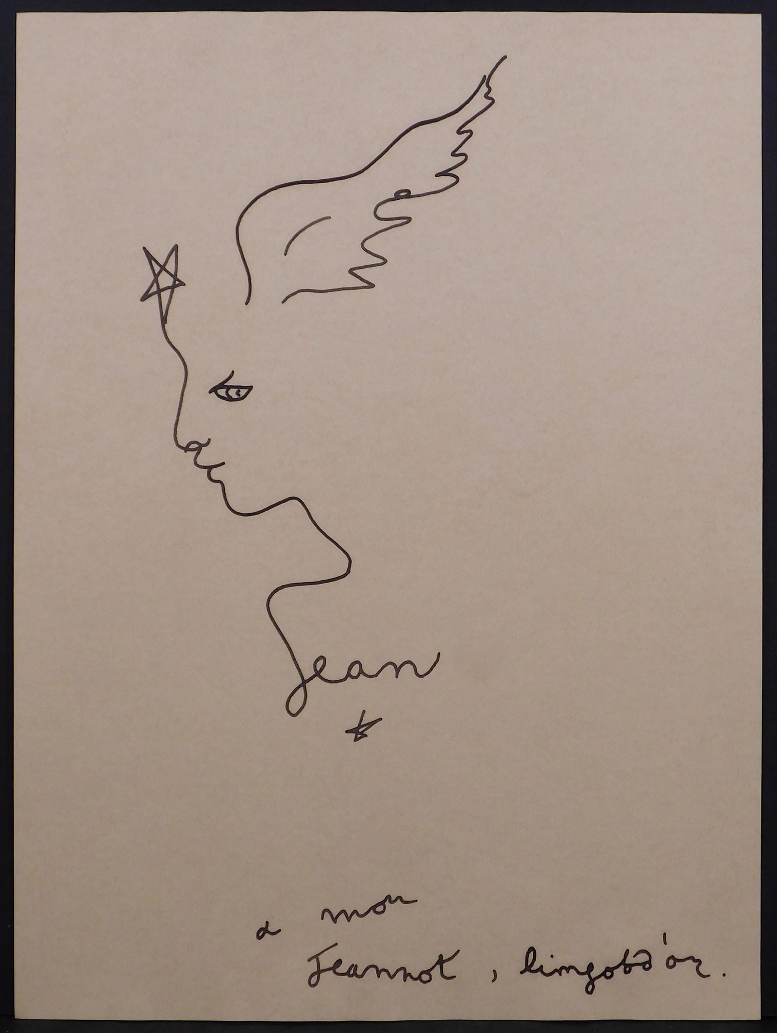 Jean Cocteau, Manner of: Souvenir Sketch (1 of 5)