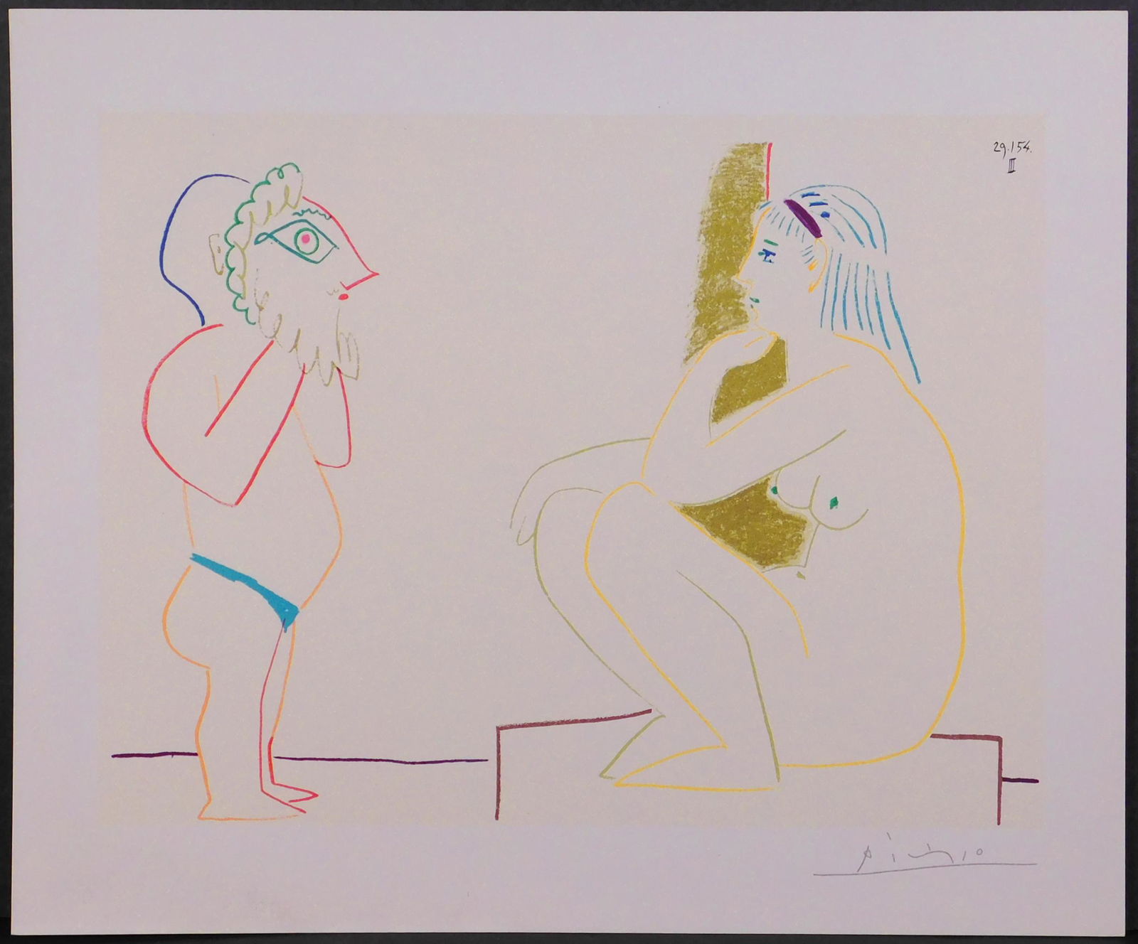 Pablo Picasso, After: Homme et Femme Nue (1 of 8)