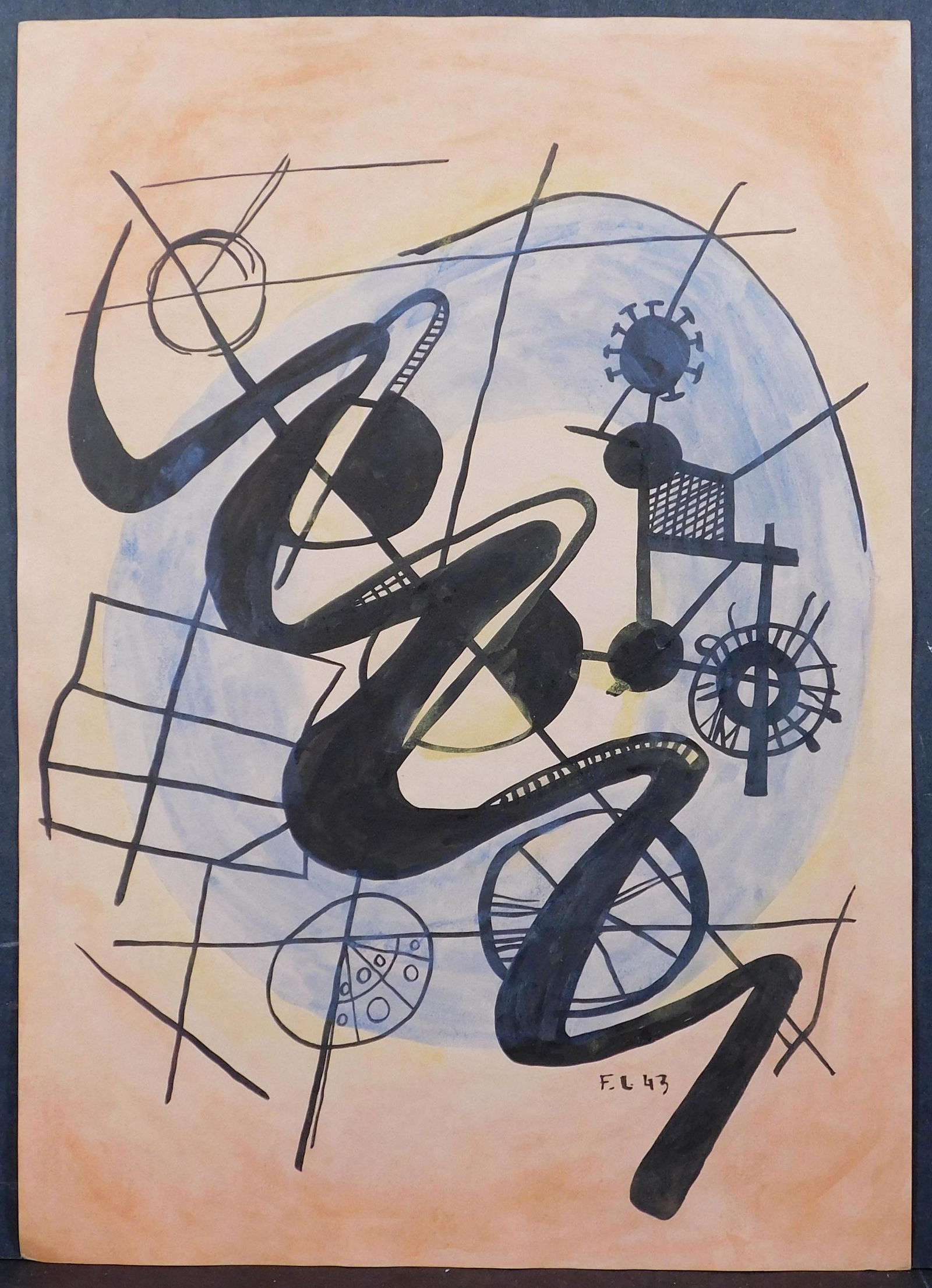 Fernand Leger, Manner of/ Attributed: Abstract Figure (1 of 7)