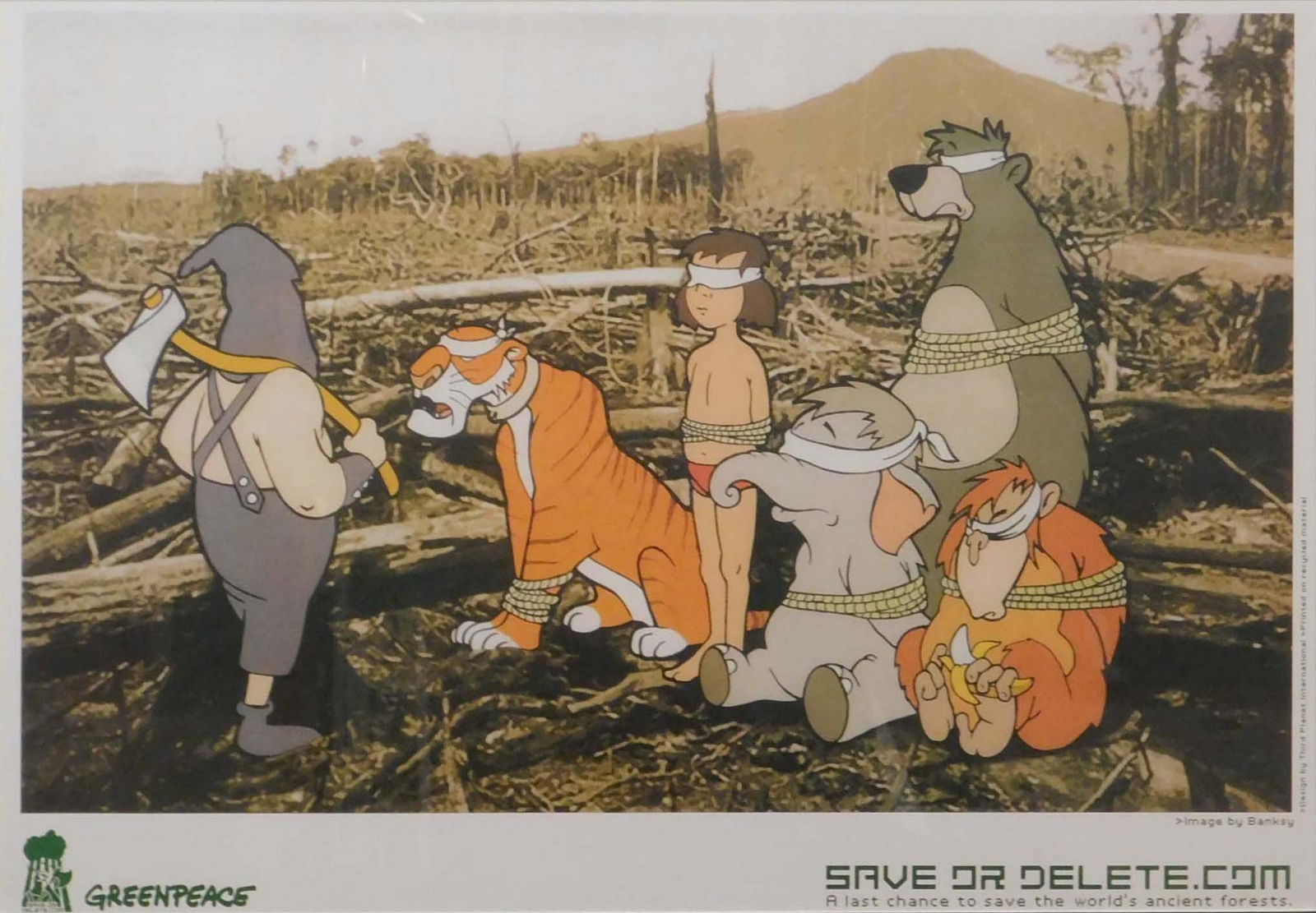 Banksy (After): Save or Delete Poster (1 of 2)