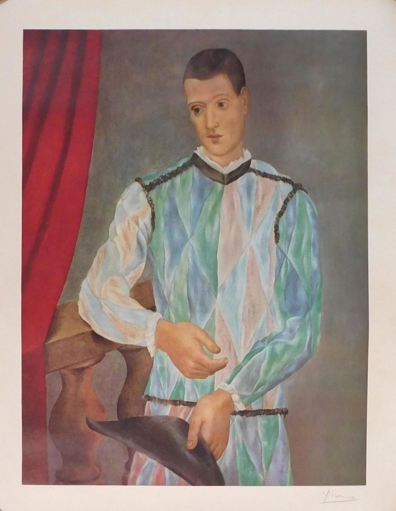 After Pablo Picasso: Harlequin (1 of 4)