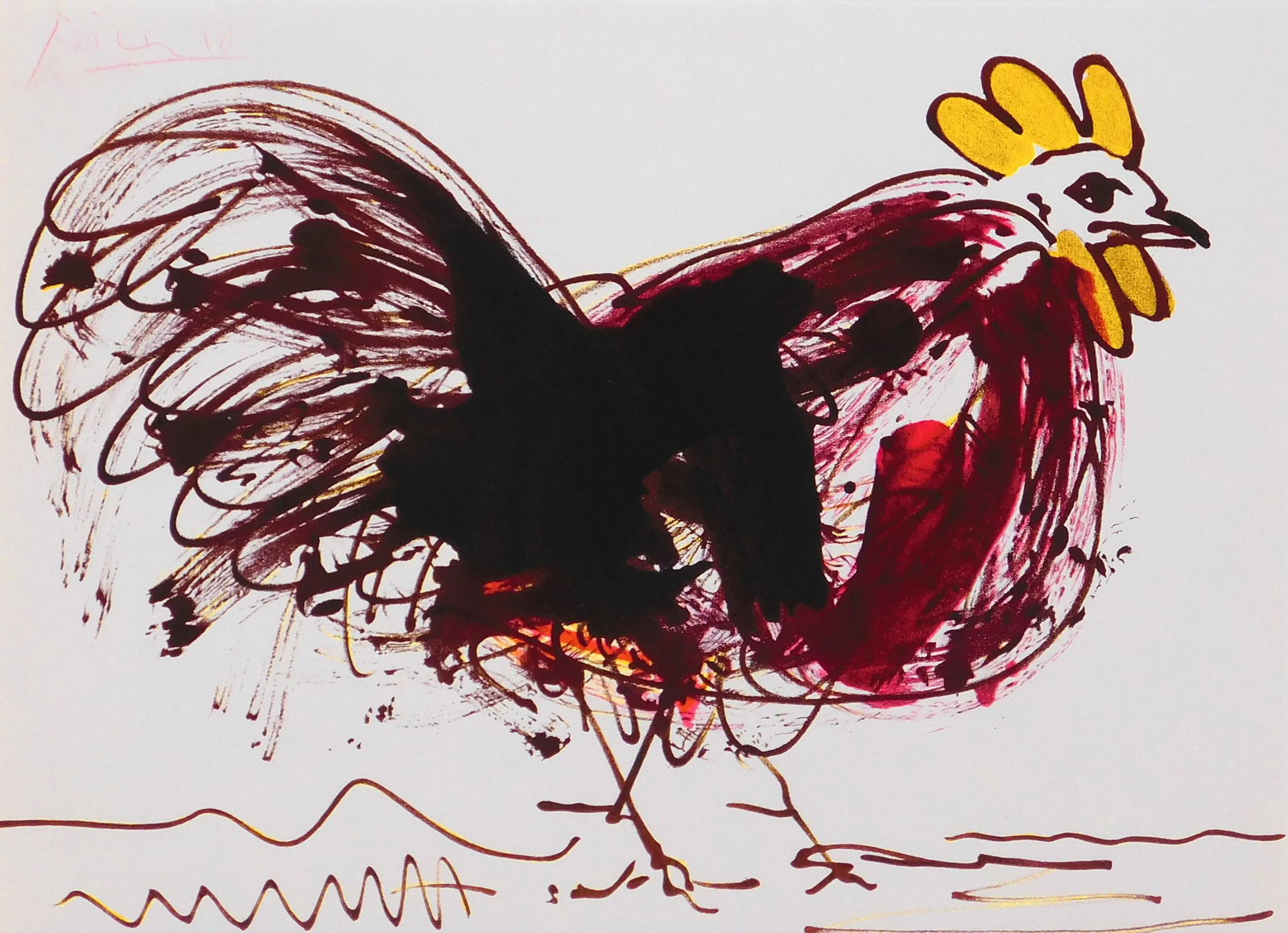 Pablo Picasso, Attributed/ Manner of: Un Poulet (1 of 10)