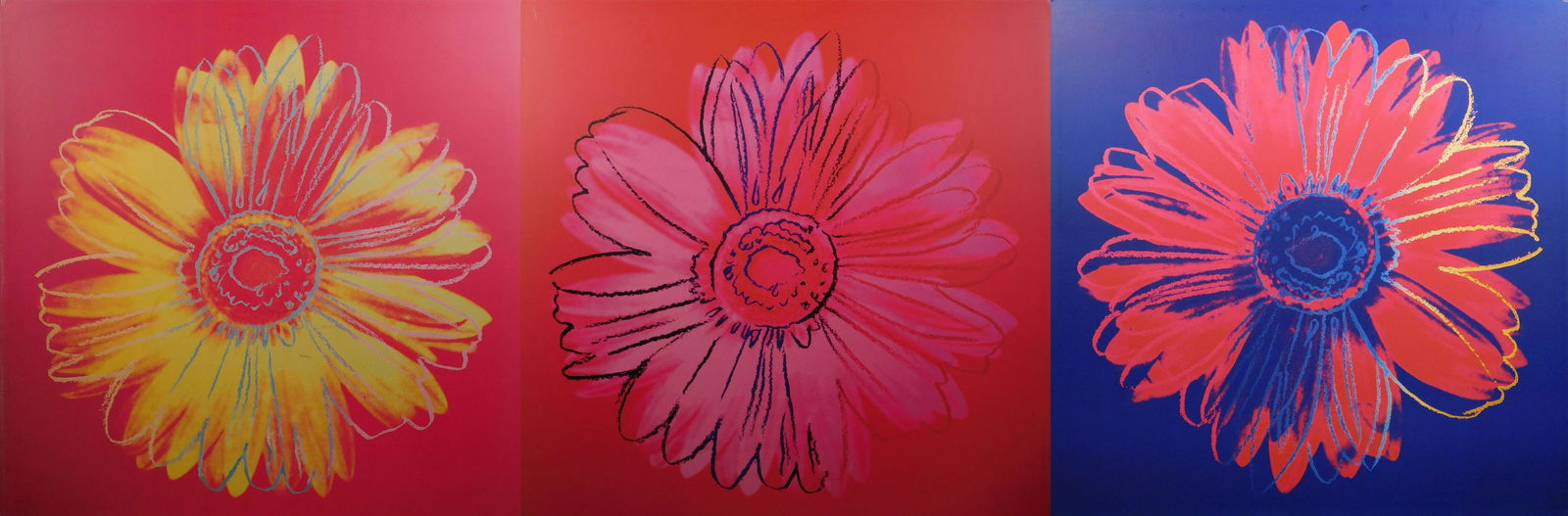 Andy Warhol: Daisy Series Three Prints (1 of 20)