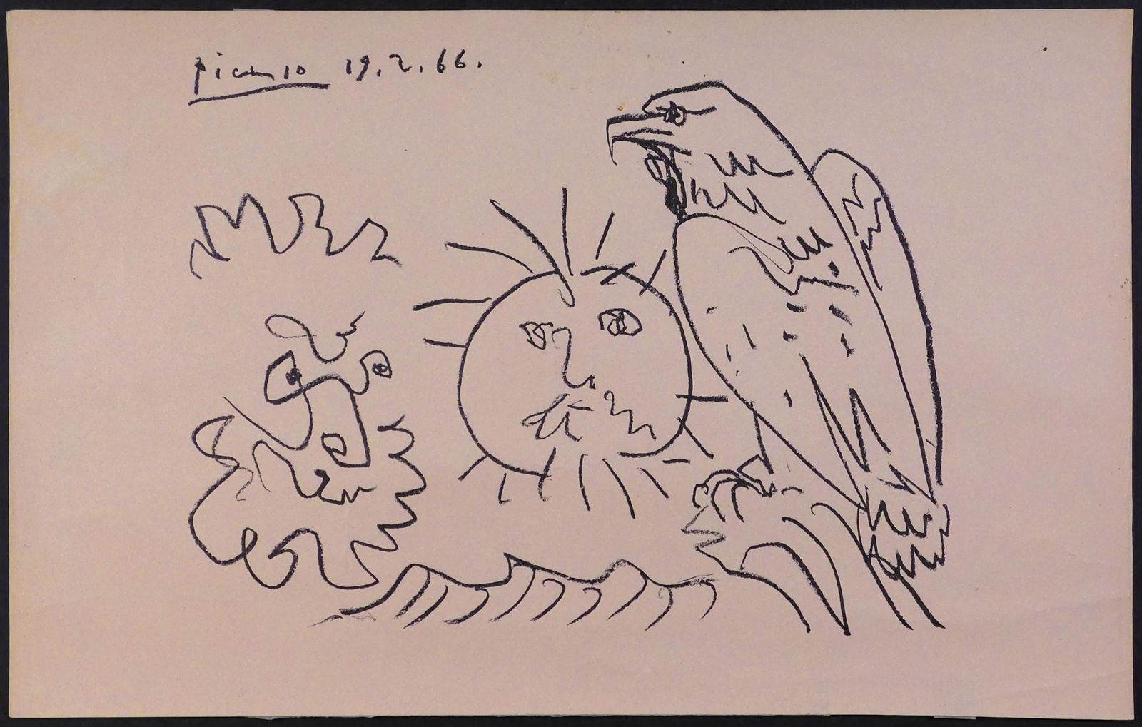 Pablo Picasso: Face and Eagle (1 of 14)