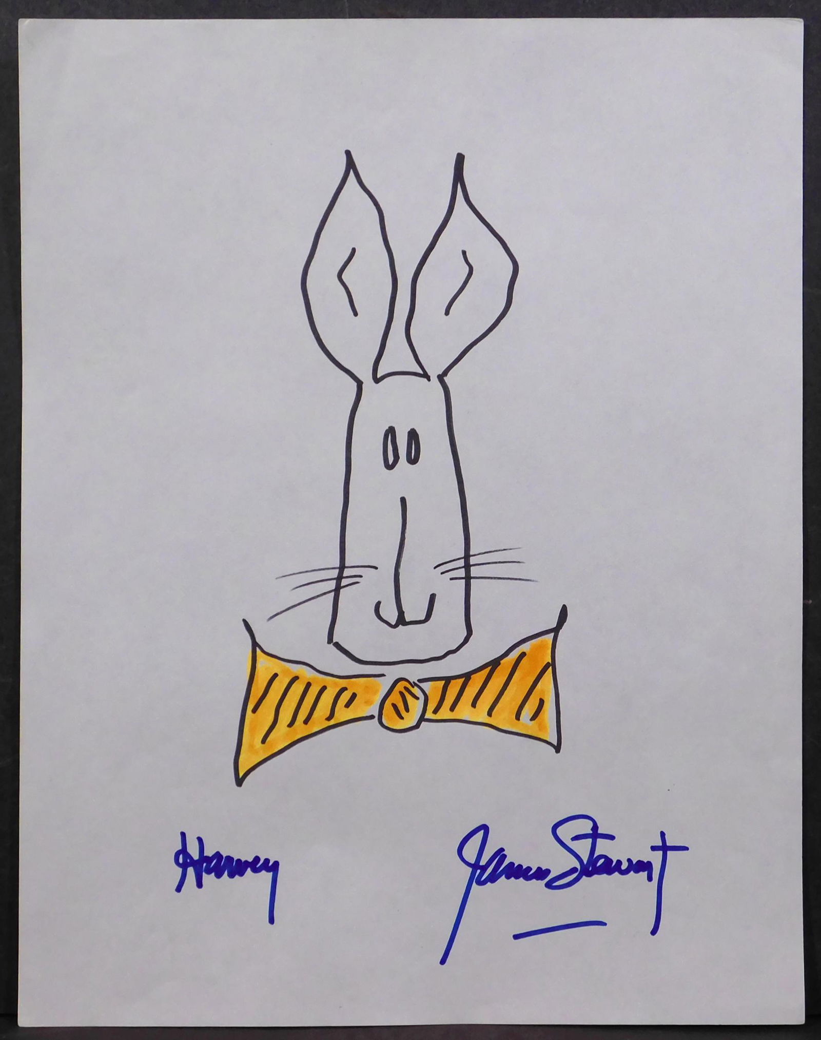 James Stewart, Attributed/Manner of: Signed Harvey Doodle (1 of 7)
