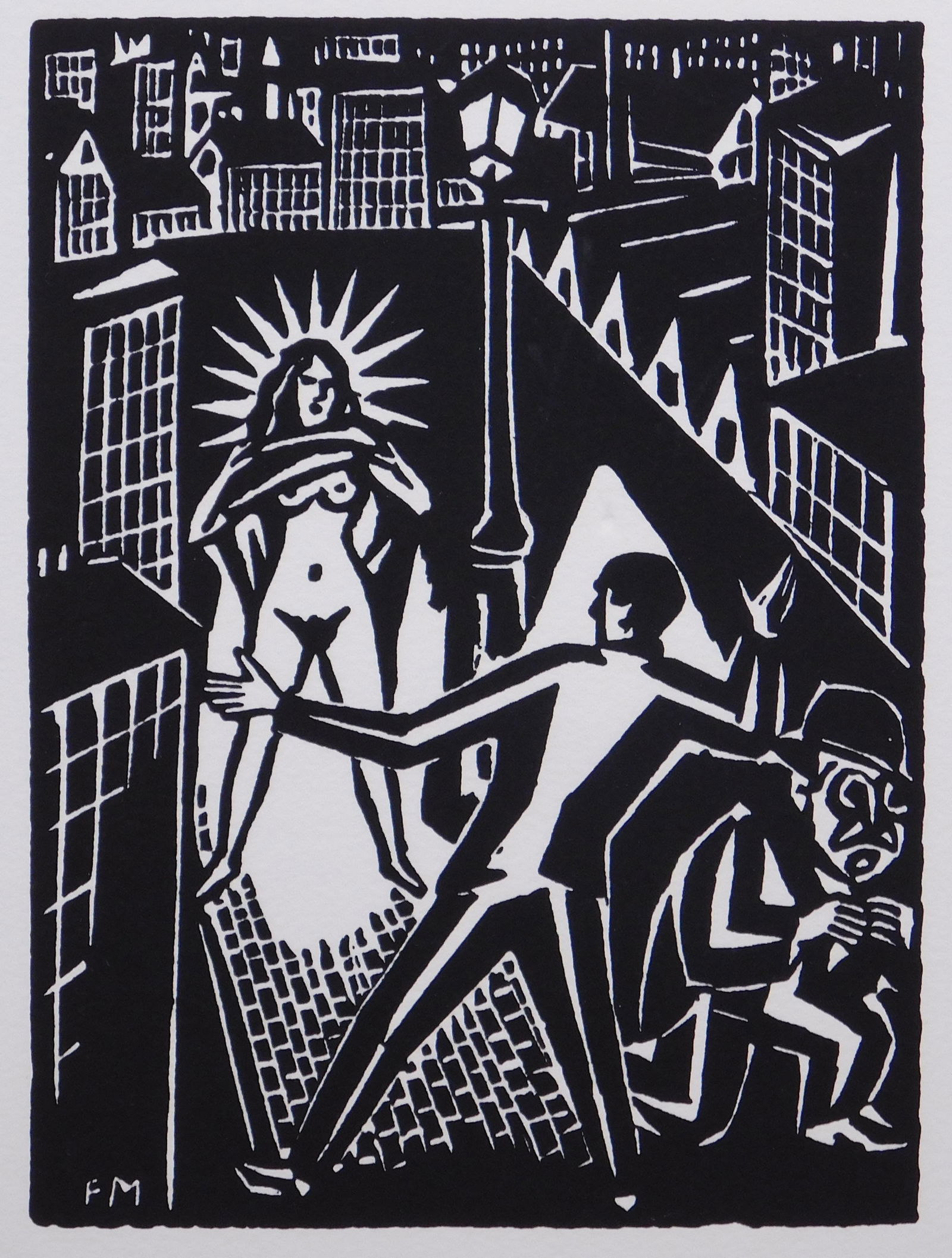 Frans Masereel: Turn of the Century City Scene (1 of 5)