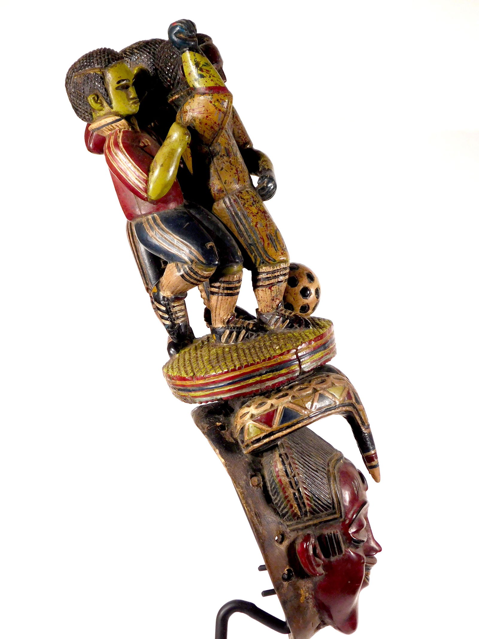 Mask with Soccer Players, Guro, Ivory Coast (1 of 13)