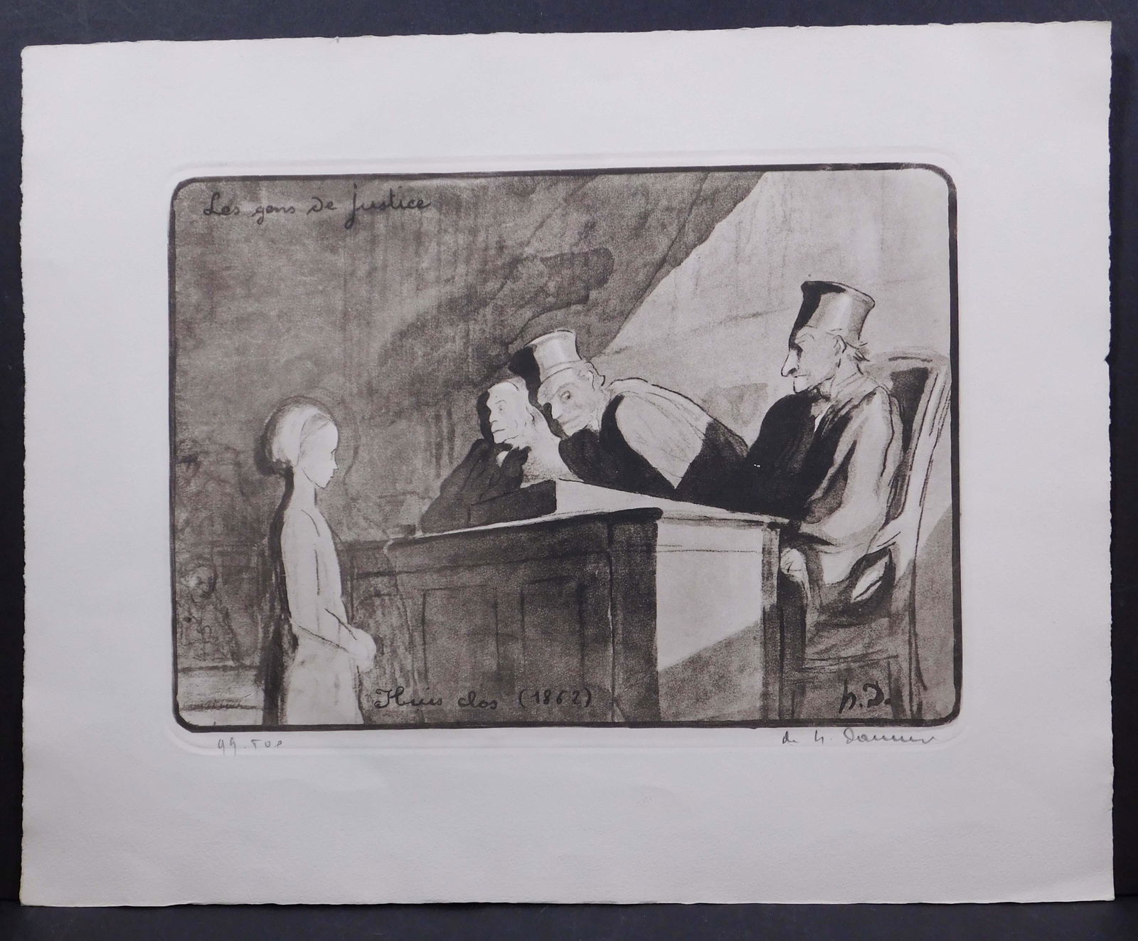 Honore-Victorian Daumier: Set of Two Etchings (1 of 11)