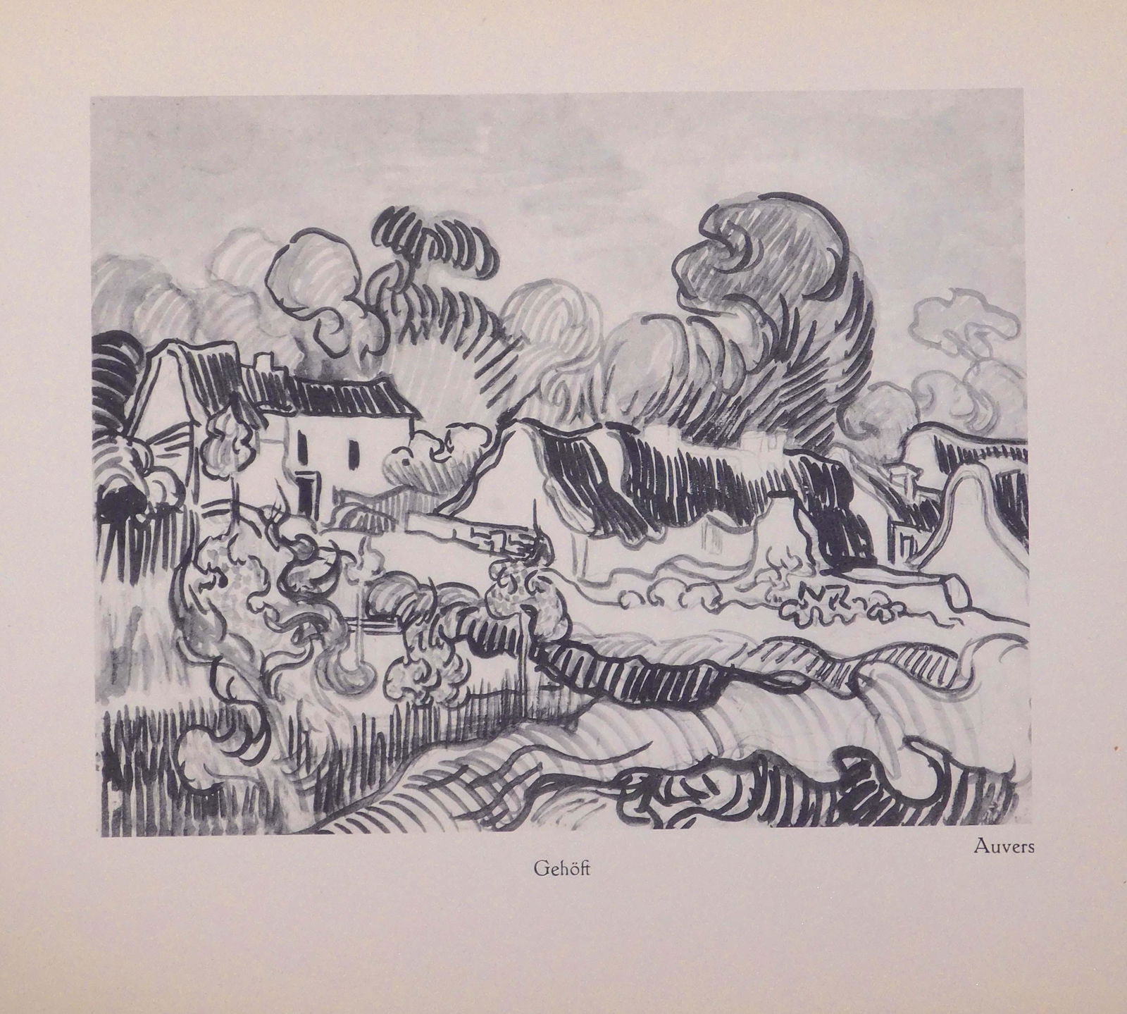 Vincent van Gogh:  Gehoft, Auvers (1 of 6)