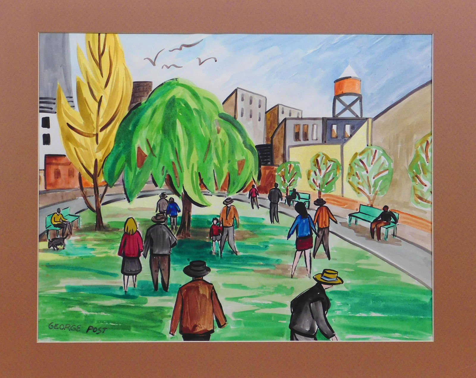 George Post, Attributed: Park Scene (1 of 8)