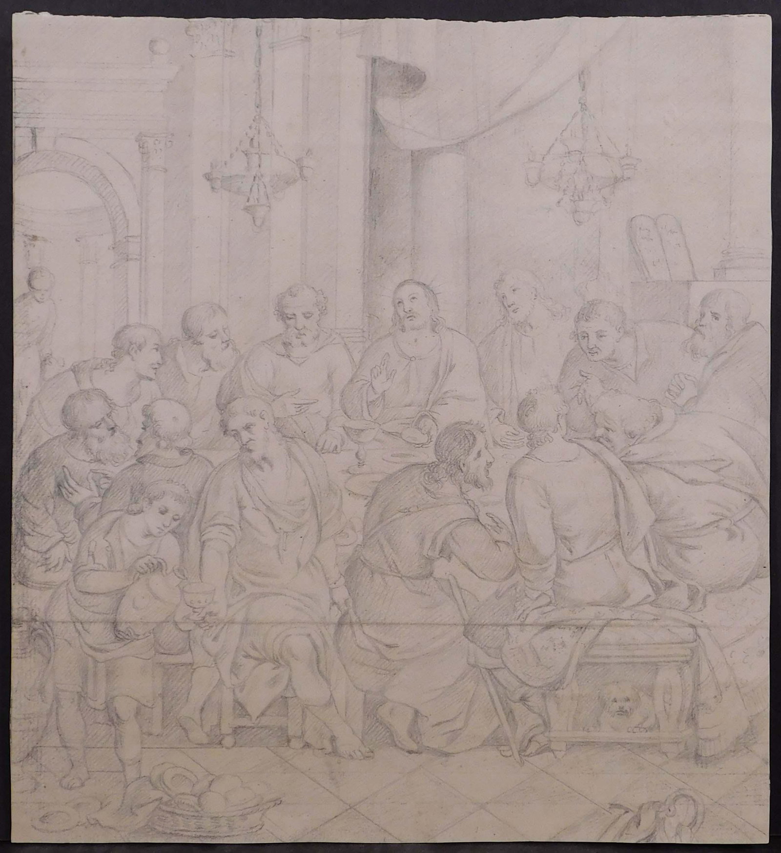 Classical Last Supper Drawing (1 of 7)