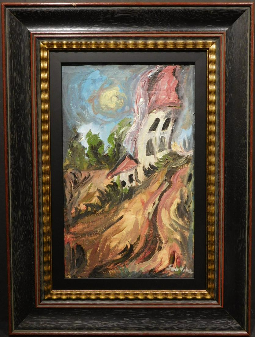 Chaim Soutine, Manner of: Expressionist Painting of a House (1 of 7)
