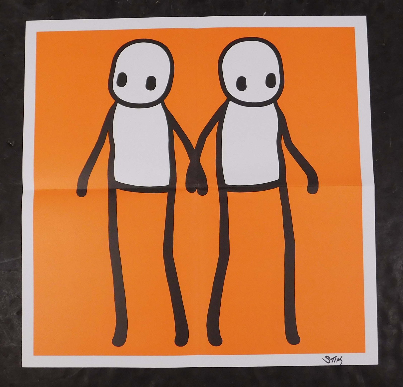 STIK: Hackney Today STICK Poster (Orange) (1 of 9)
