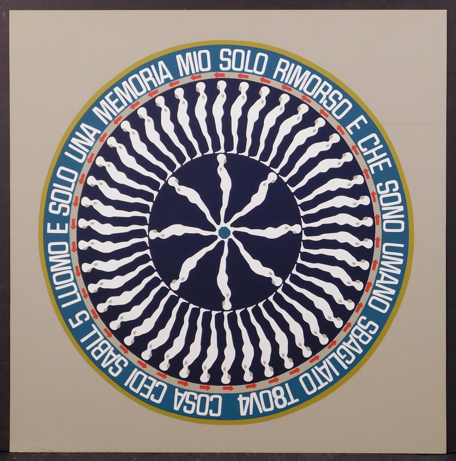 Ernest Tino Trova: Falling Man from Banner: Ernest Tino Trova (American, 1927 - 2009): Falling Man from Banner, 1969. Silkscreen on paper, unsigned, unframed. Ernest Trova is known for Sculpture, assemblage, abstraction. Known for his Falling M