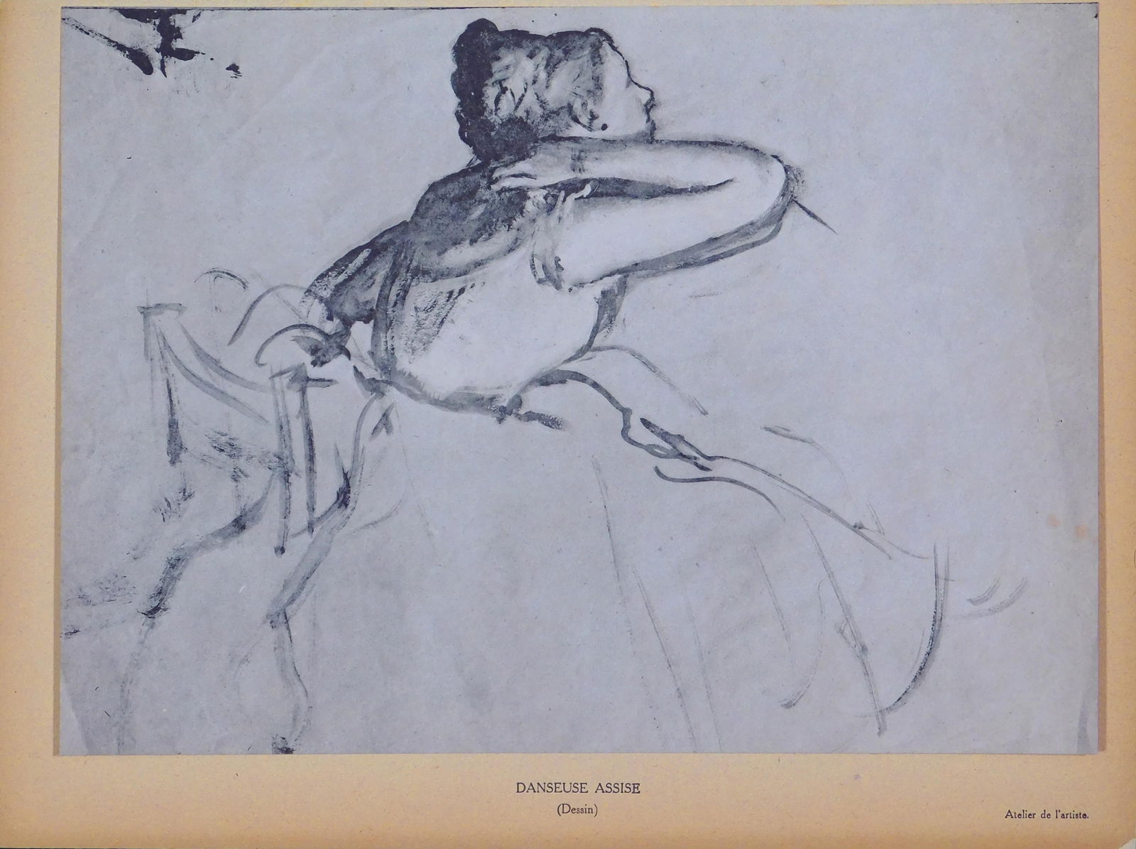 Edgar Degas: Danseuse Assise (1 of 5)