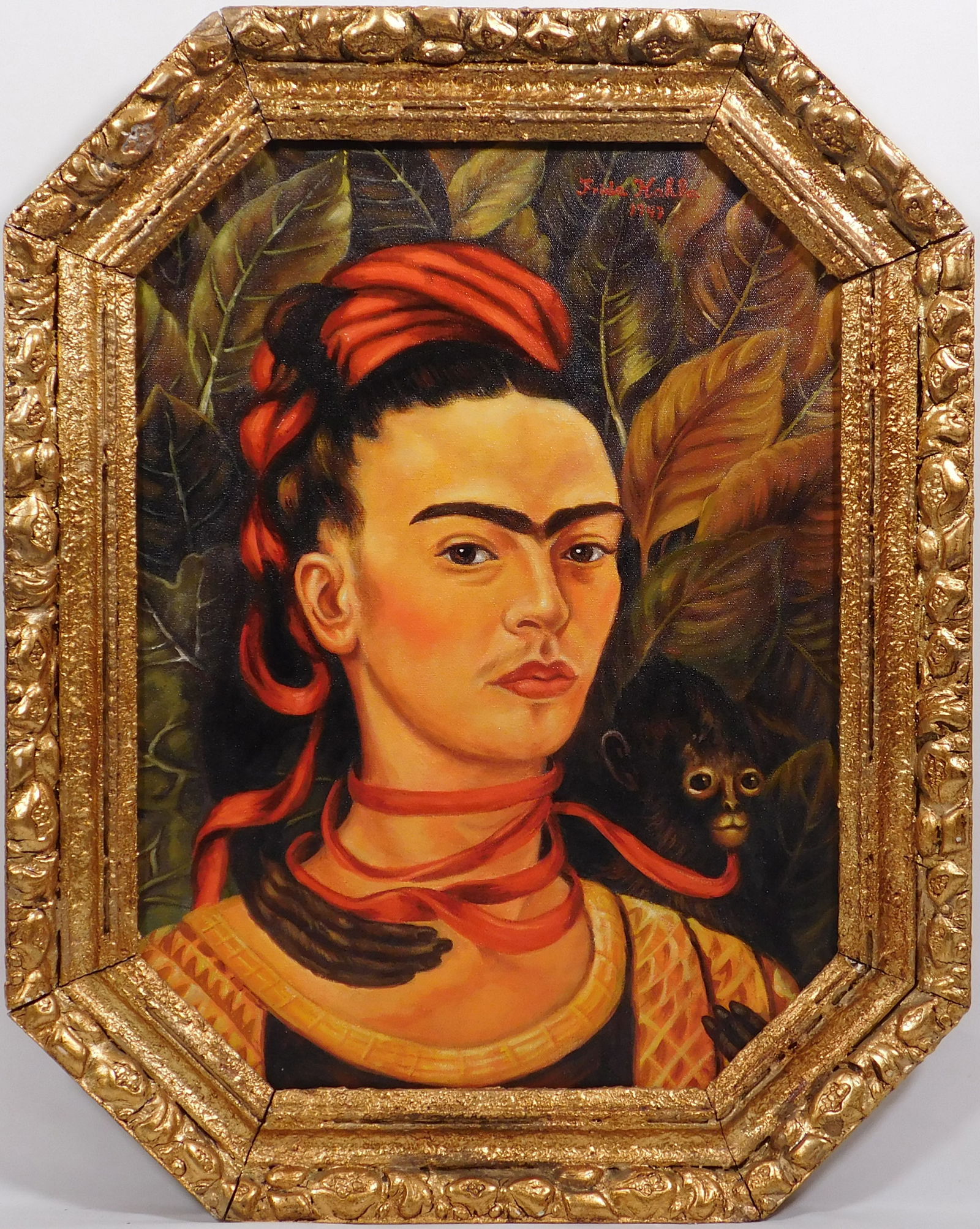 Frida Kahlo, After: Self Portrait with a Monkey (1 of 10)