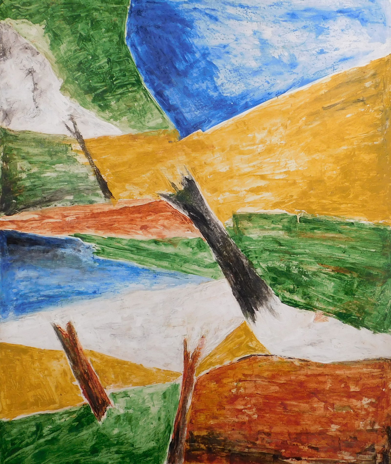 Ram Kumar, Attributed: Abstract Composition (1 of 12)