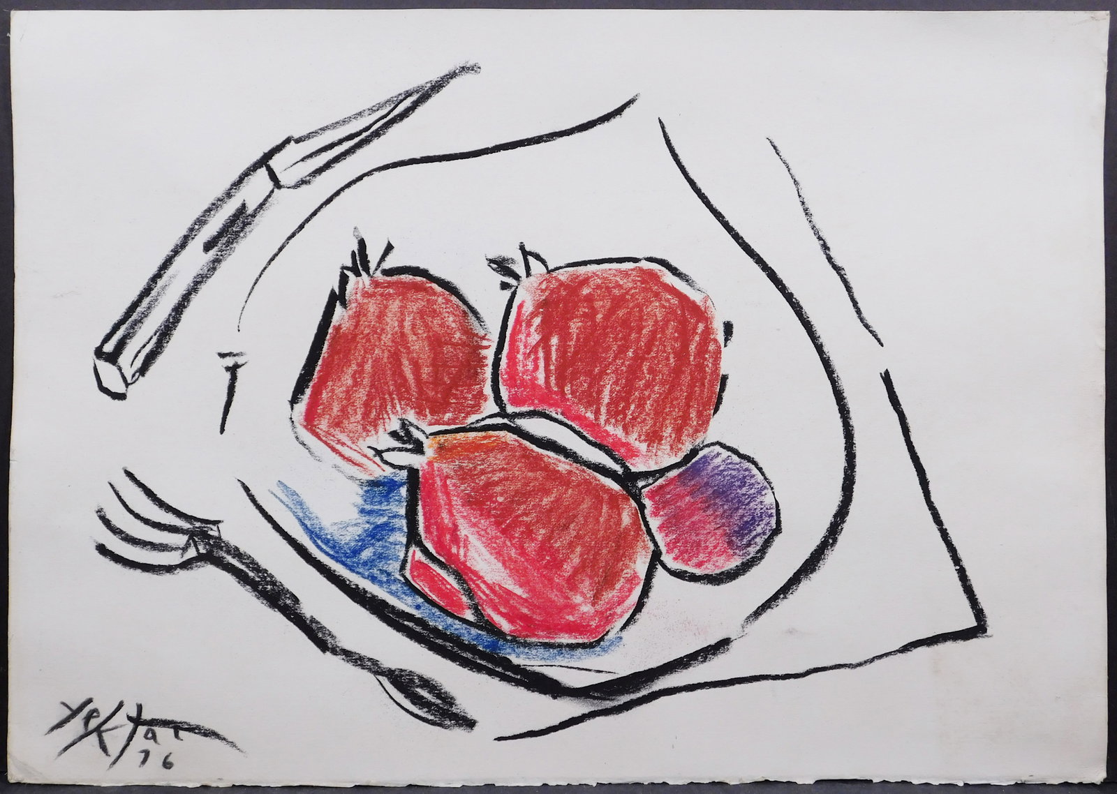 Manoucher Yektai, Attributed: Pomegranates (1 of 11)