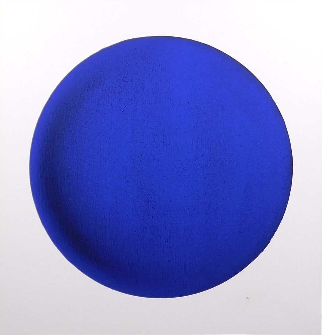 Yves Klein: Blue Disk (1 of 7)