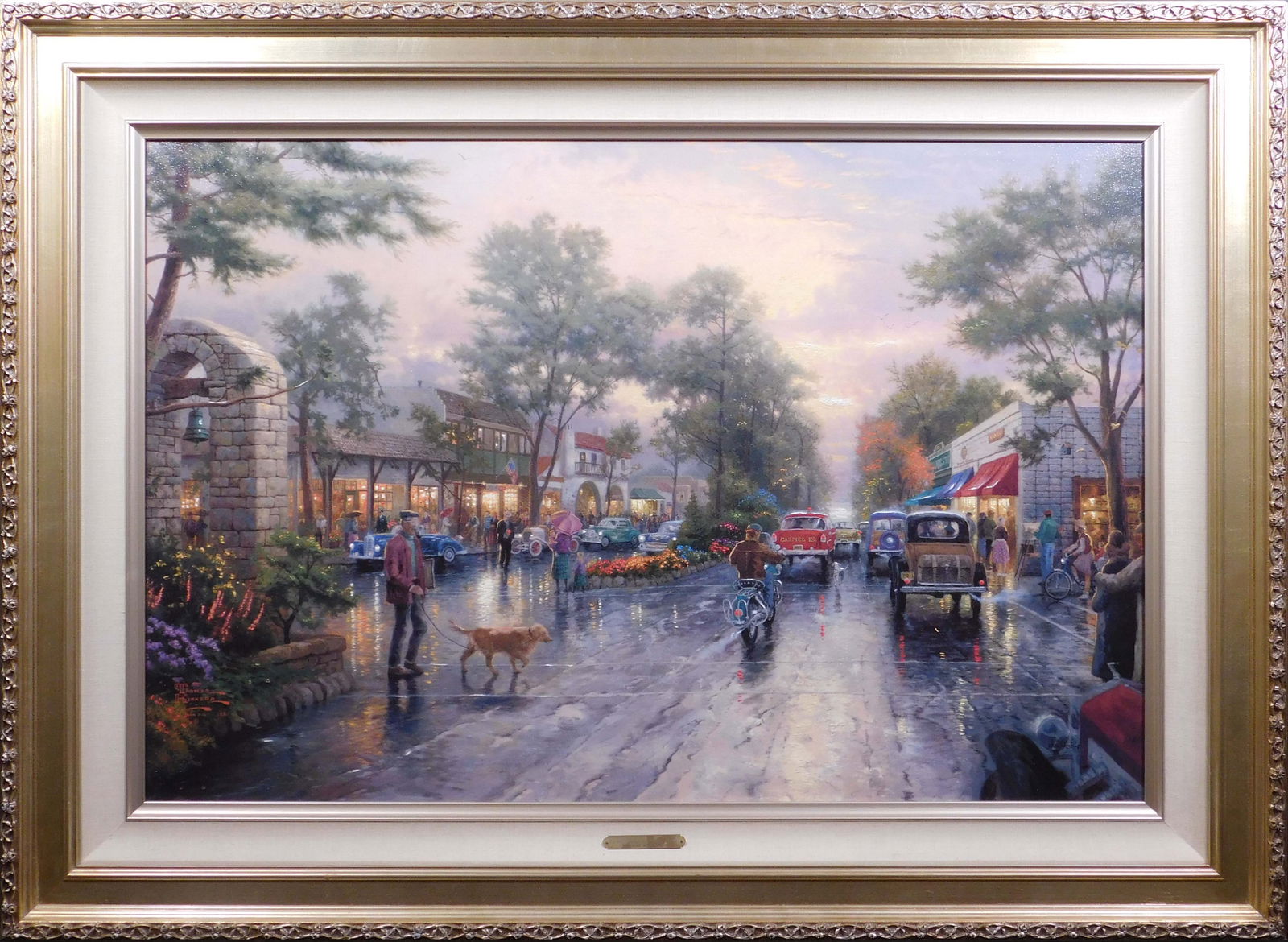 Thomas Kinkade: Carmel Sunset on Ocean Avenue (1 of 13)