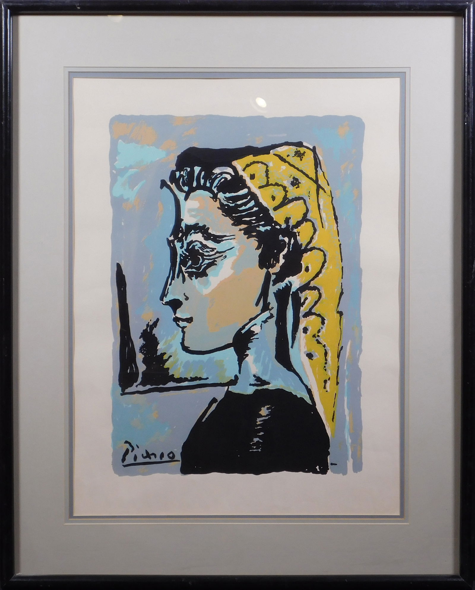 Pablo Picasso: Lady in Yellow Scarf (1 of 8)