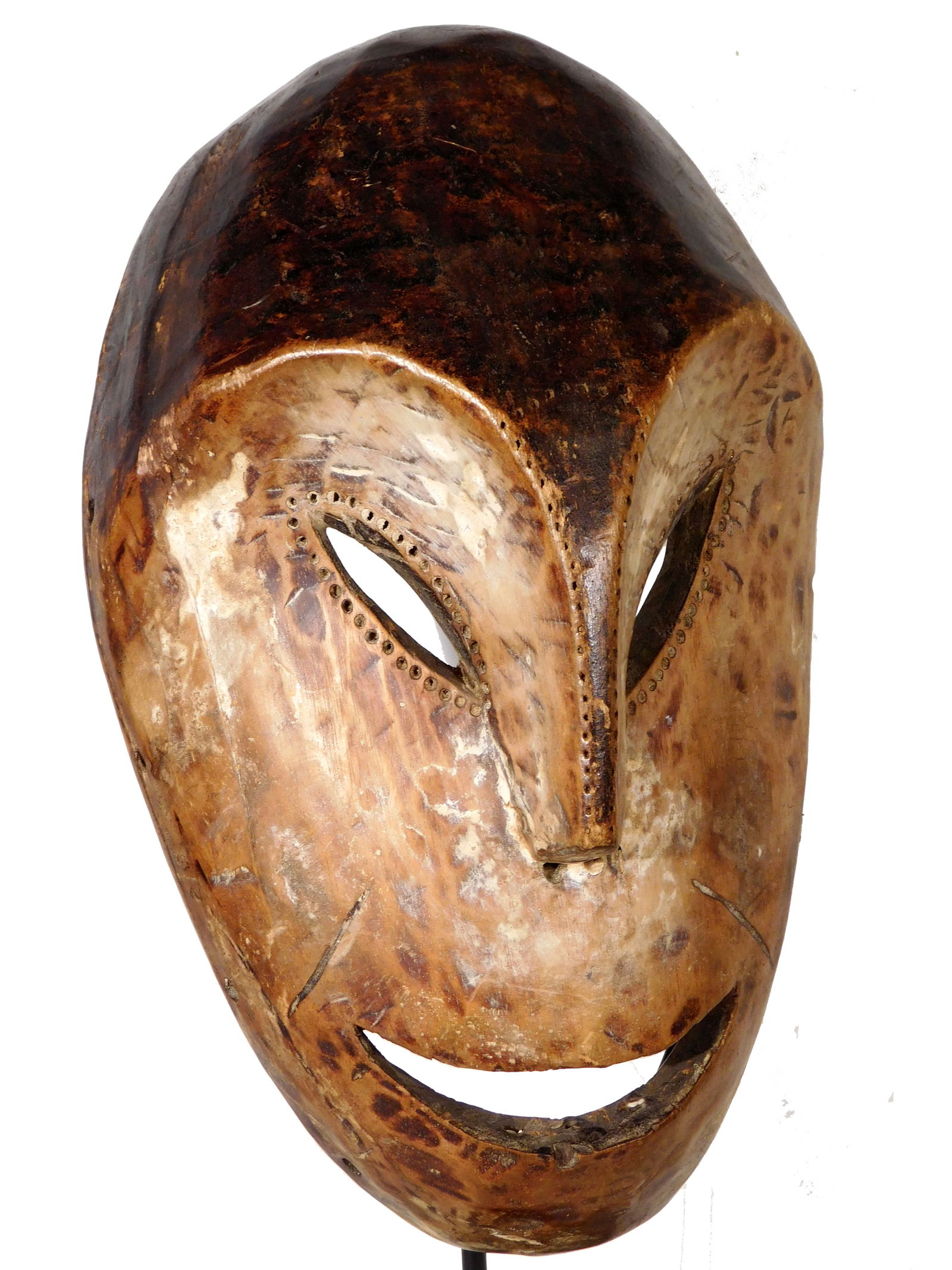 Mask, Mbole People, Congo/Zaire, with Stand (1 of 5)