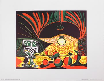 After Pablo Picasso: Still Life Under Lamp