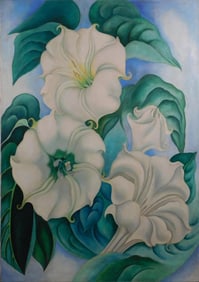 Style of Georgia O'Keeffe: Jimson Weed