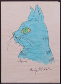 Andy Warhol, attributed:  Sam The Cat