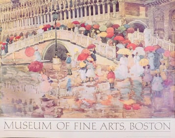 Maurice  Prendergast: Umbrellas in the Rain