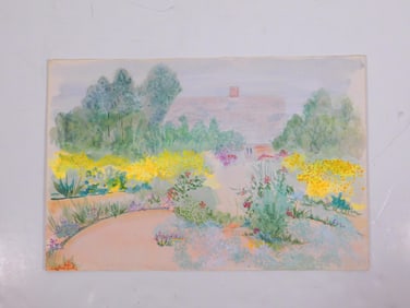 Follower of Childe Hassam :Spring Garden