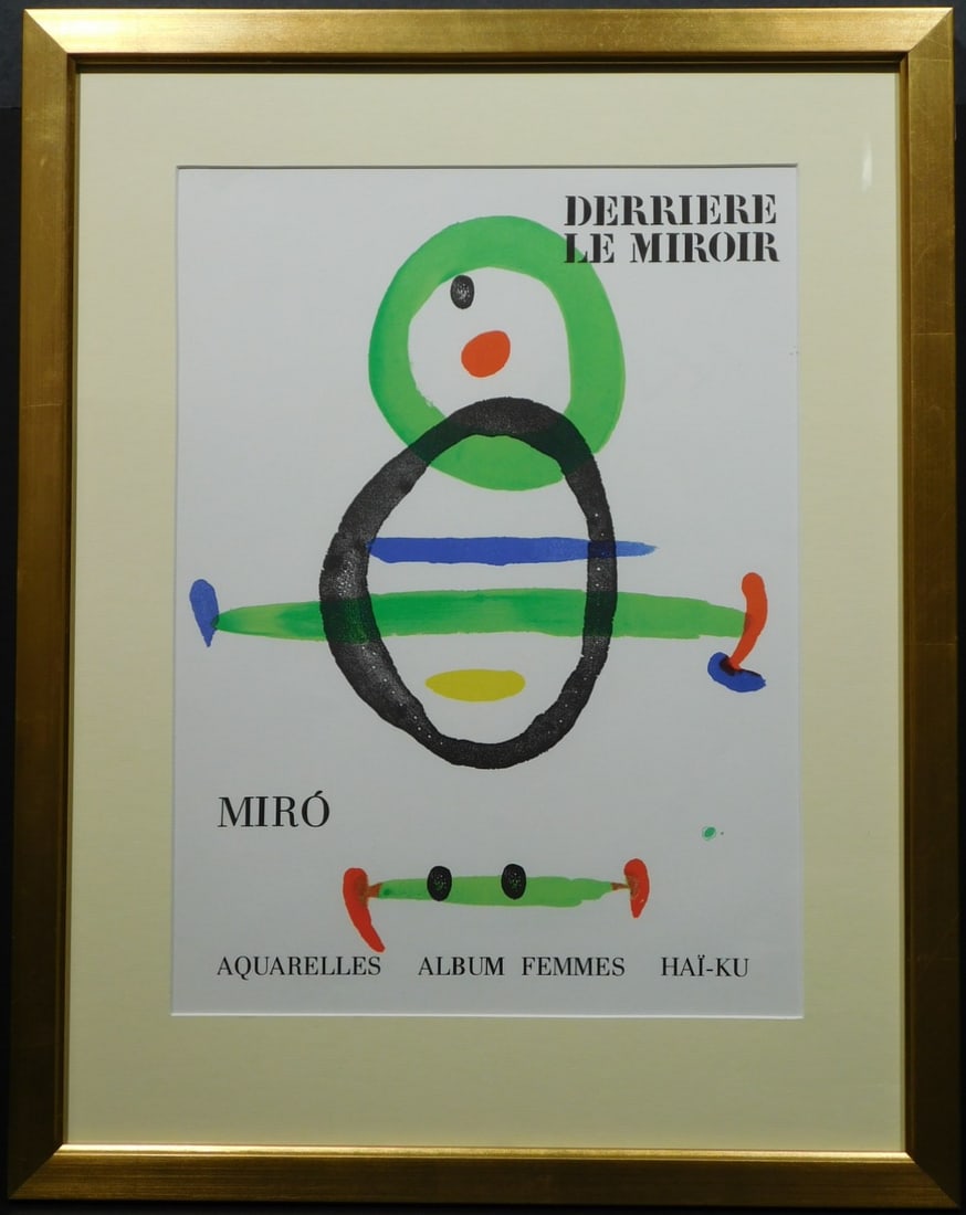 Joan Miro: Cover for Derriere le Miroir (1 of 3)