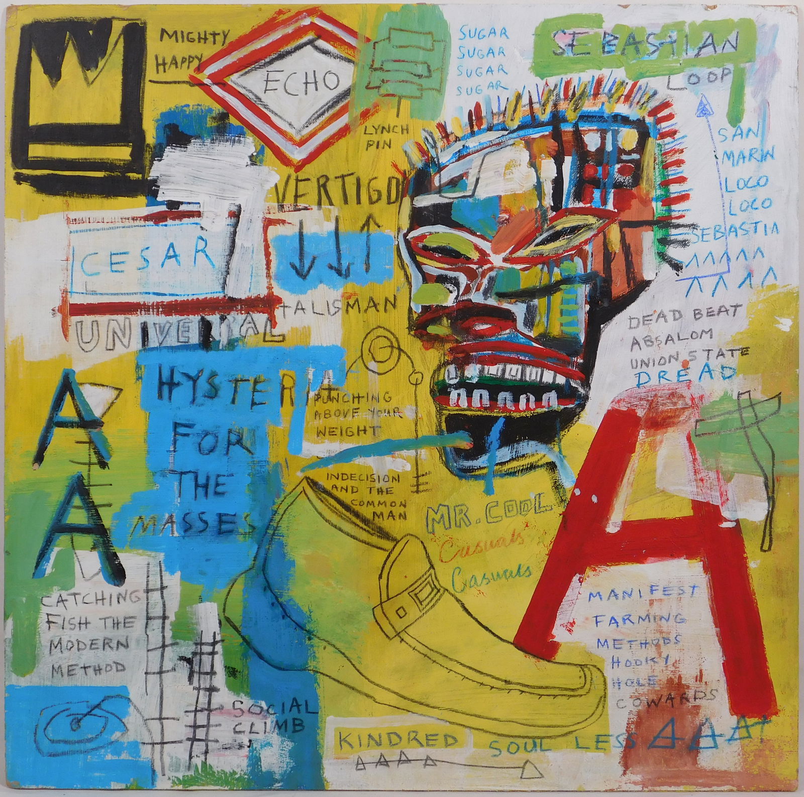 Jean-Michel Basquiat, Attributed:  Echo (1 of 19)