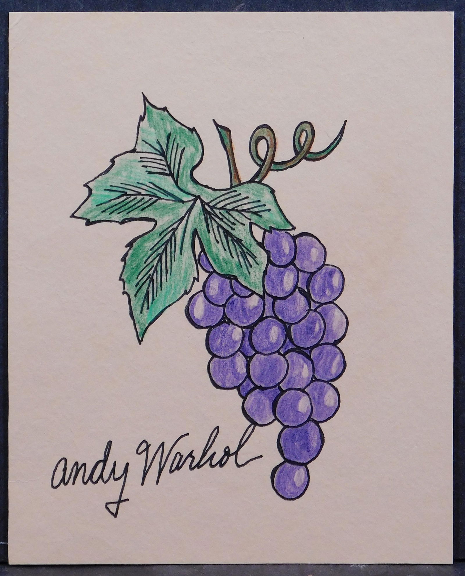 Andy Warhol Manner of: Purple Grapes (1 of 6)
