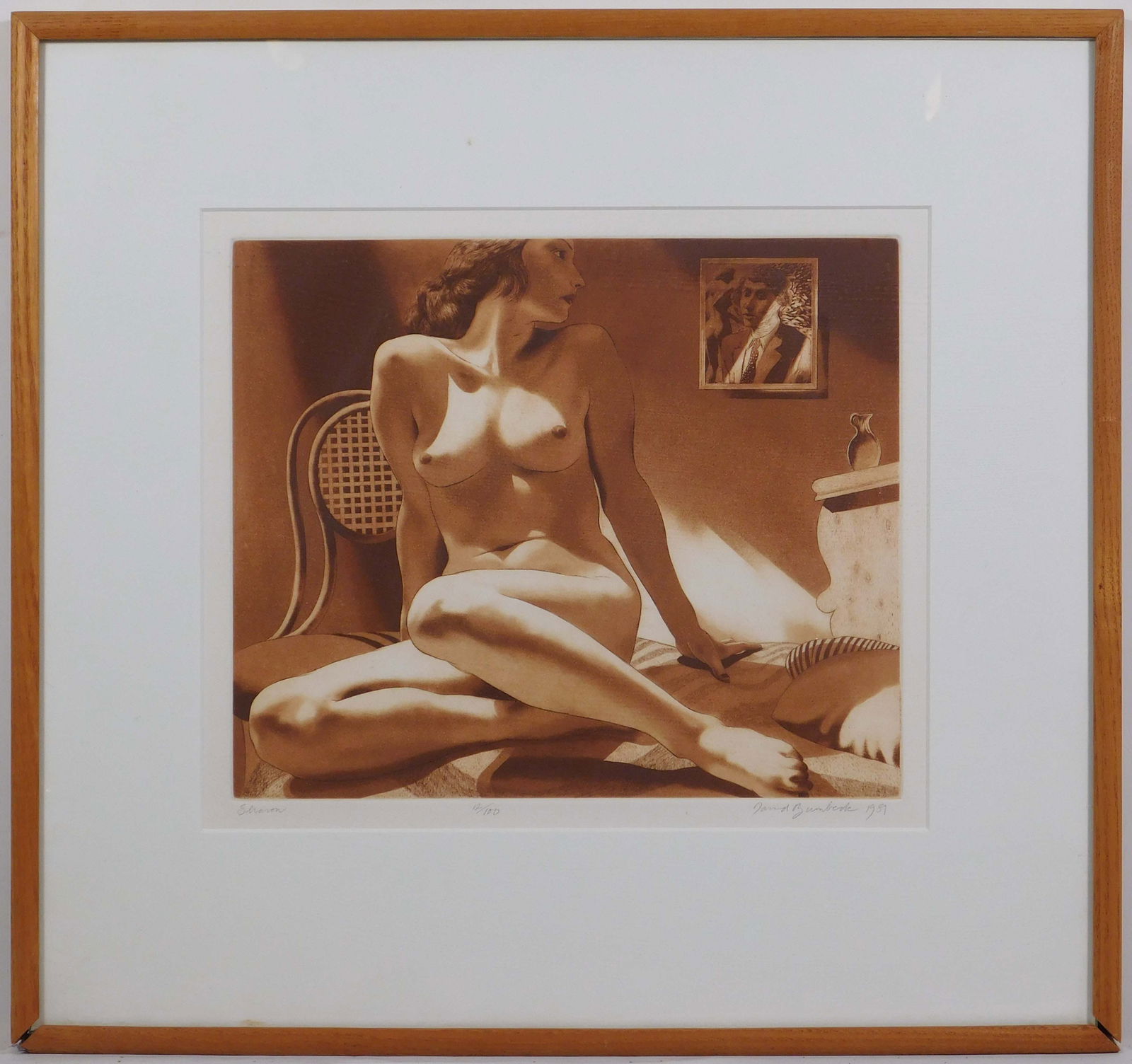 David Bumbeck : Shanon: David Bumbeck (American, b. 1940): Shanon, 1981. Etching on paper, signed, dated, and numbered in pencil below, framed. Born in 1940, David Bumbeck received his B.F.A. from the Rhode Island School of