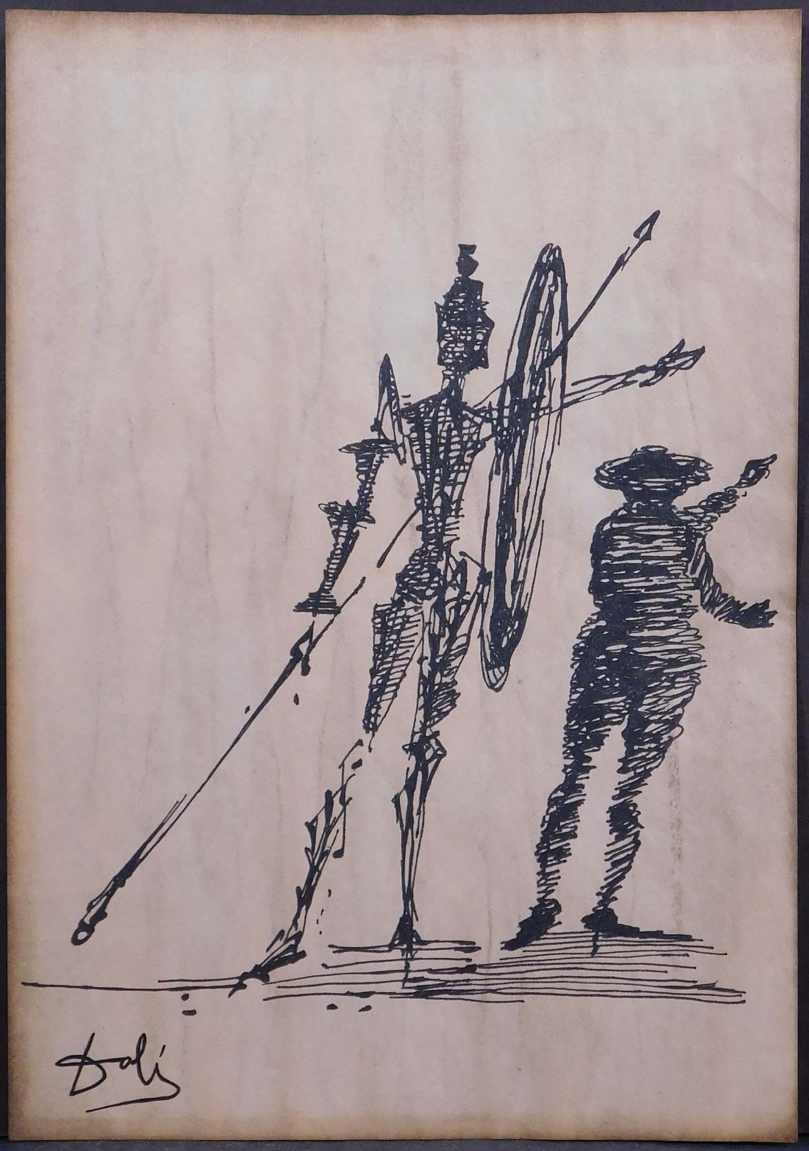 Salvador Dali, Attributed: Don Quixote (1 of 10)