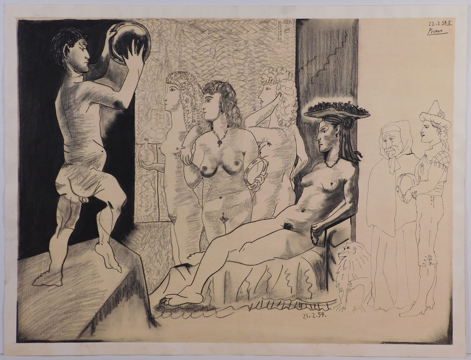 Pablo Picasso, Attributed: Femmes Nues dans une Chambre (1 of 12)