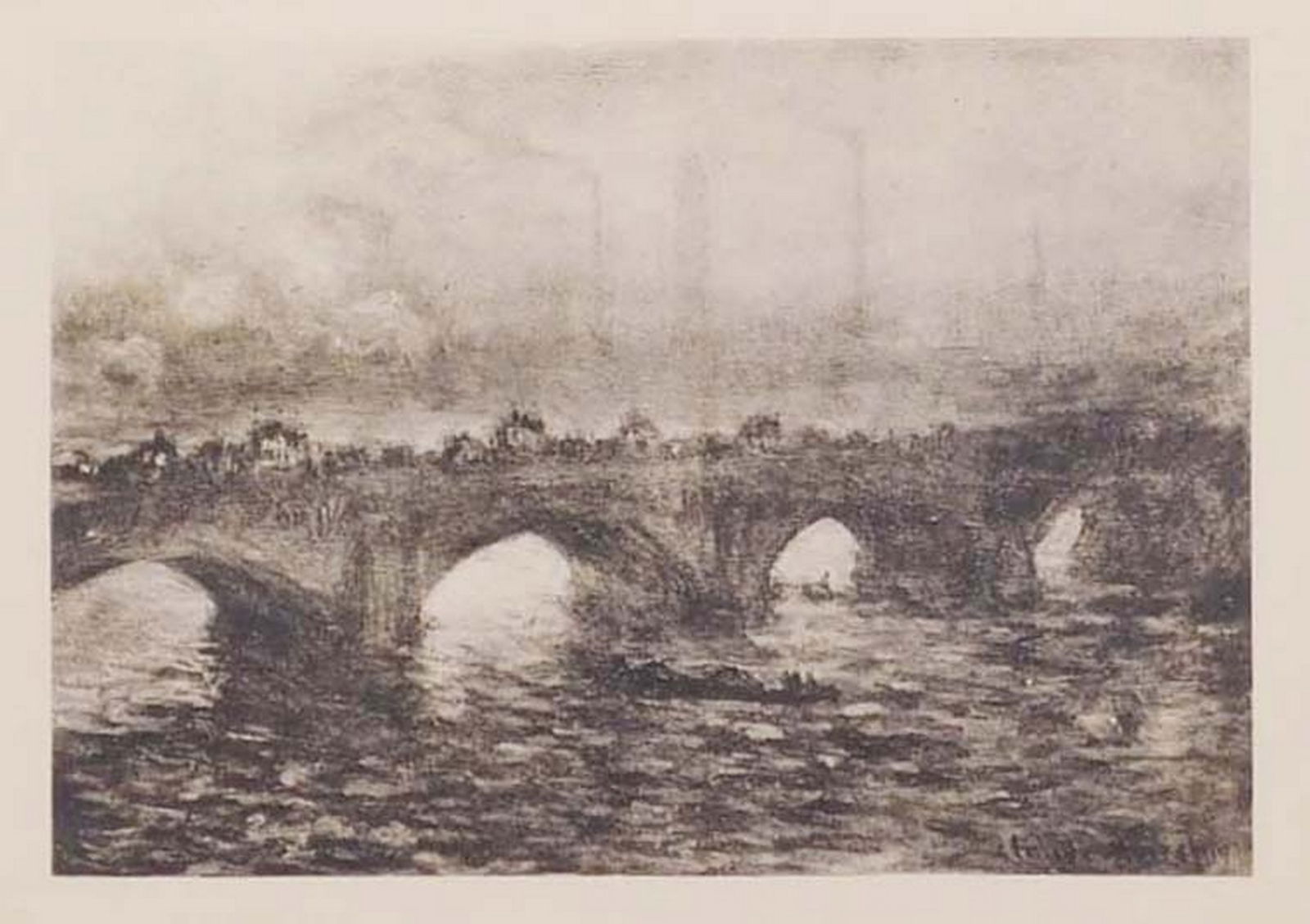Claude Monet :  Londres Waterloo-Bridge (1 of 6)
