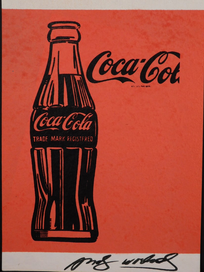 Andy Warhol  Attr. : Coca-Cola bottle (1 of 10)